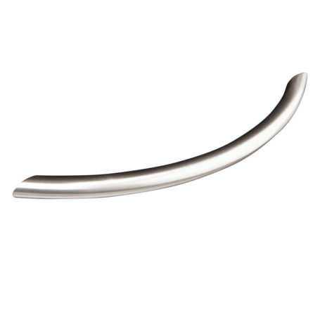 Bow handle, brushed steel