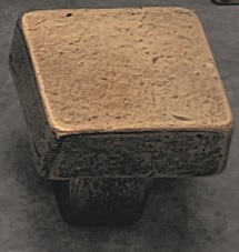 Giara-Quadra Knob 33mm-Natural Bronze