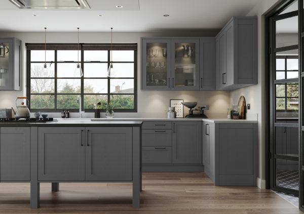 Aldana Dust Grey T&G tall end panel: 2430 x 650 x 19
