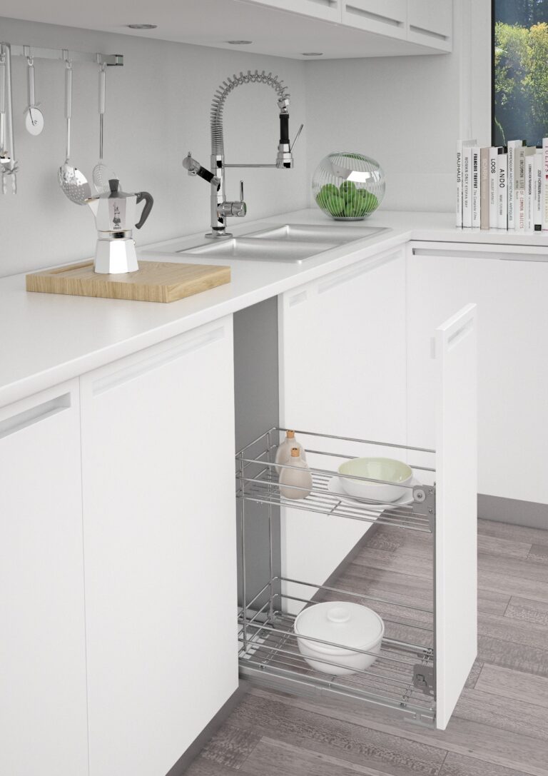 Classic Base Pull-Out Larder 600mm Unit - DIY Luxury Kitchens