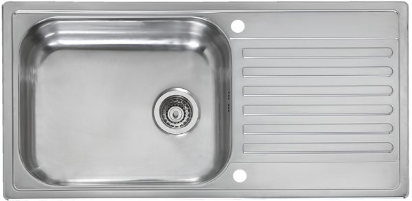 Reginox Minister 10 Reversible Single Bowl Stainless Steel Sink